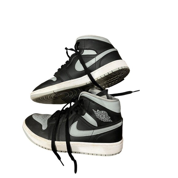 Nike Air Jordan 1 Mid Shadow Black Grey BQ6472-007 size 7.5 - Picture 5 of 7